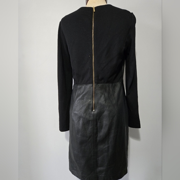 Michael Kors Lambs Leather Black Dress. Size 8 - Picture 9 of 16